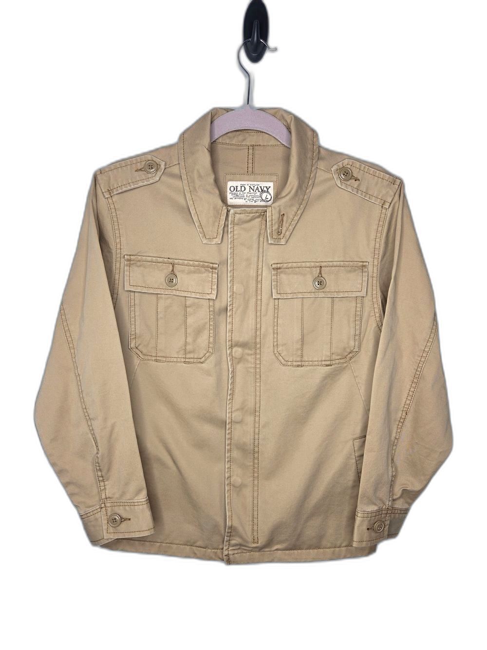 Old Navy Tan Military-Style Field Jacket